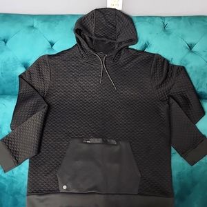 Apana Men's Hooded Sweatshirt Yoga and Fitness Pull On Ottoman Hoodie Top